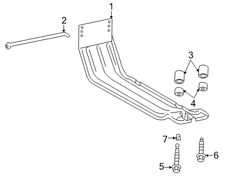 2000 Volkswagen EuroVan Spare Tire Carrier