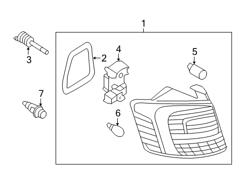 2015 Volkswagen Jetta Tail Lamps Diagram 4
