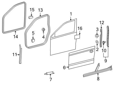 2008 Volkswagen Jetta Front Door