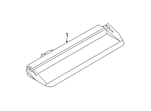 2013 Volkswagen CC High Mount Lamps