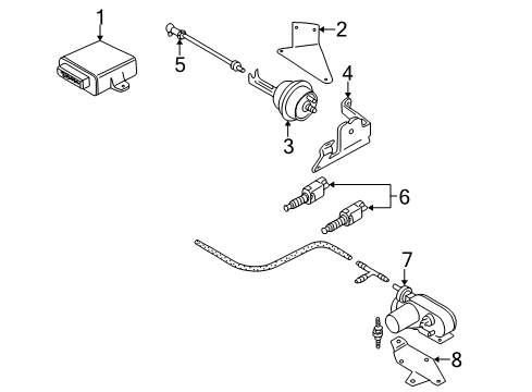 1999 Volkswagen Passat Cruise Control System