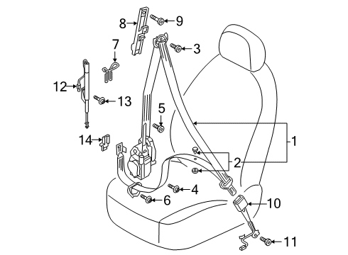 2022 Volkswagen Arteon Seat Belt