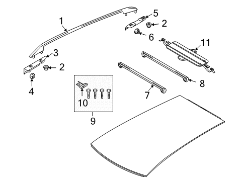 2016 Volkswagen Tiguan Luggage Carrier