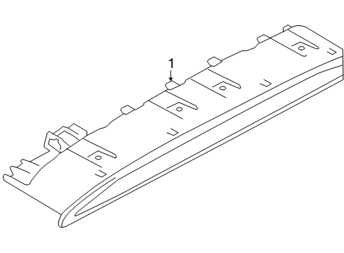 2010 Volkswagen Passat High Mount Lamps Diagram 2
