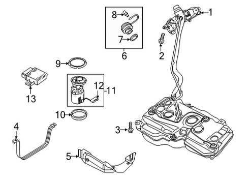 2024 Volkswagen Taos Fuel System Components