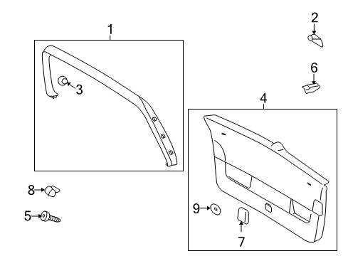 2013 Volkswagen Golf R Interior Trim - Lift Gate