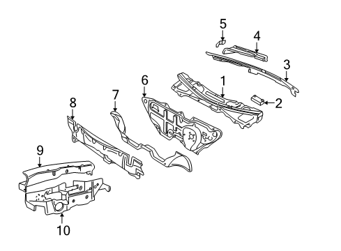 2005 Volkswagen Golf Lining Diagram for 1J0-819-448-E-B41