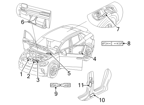 2023 Volkswagen ID.4 Information Labels