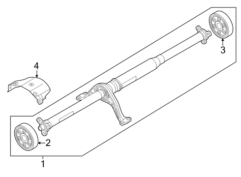 2022 Volkswagen Arteon Drive Shaft - Rear