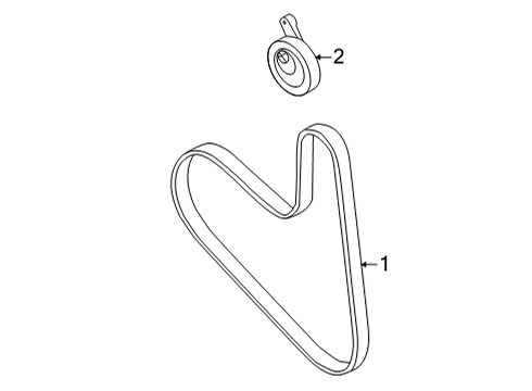 2021 Volkswagen Golf Belts & Pulleys