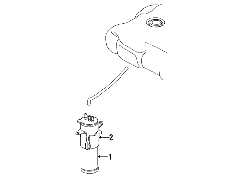 1986 Volkswagen Golf Emission Components