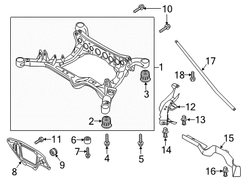 Track Bar Diagram for 4G8-505-475-A