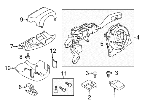Torx Screw Diagram for 8E0-035-413