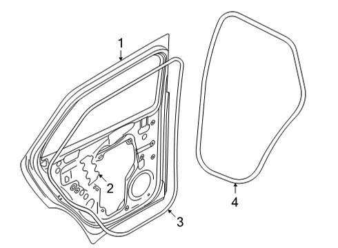 2023 Volkswagen ID.4 Door & Components