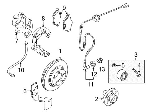 2002 Volkswagen Passat Brake Components