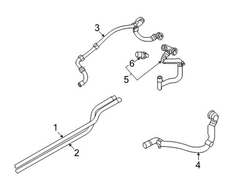 2023 Volkswagen ID.4 Hoses, Lines & Pipes