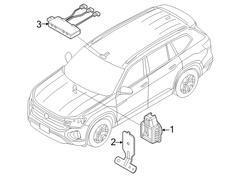 2024 Volkswagen Atlas Alarm System