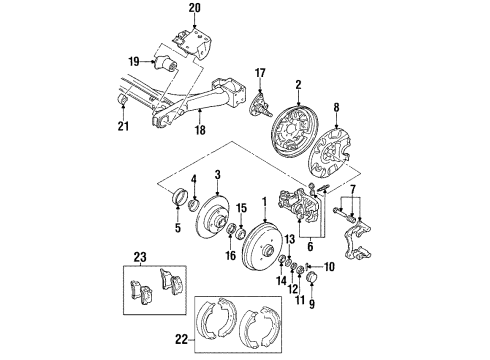 1999 Volkswagen Jetta Brake Components