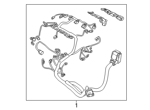2020 Volkswagen Tiguan Wiring Harness