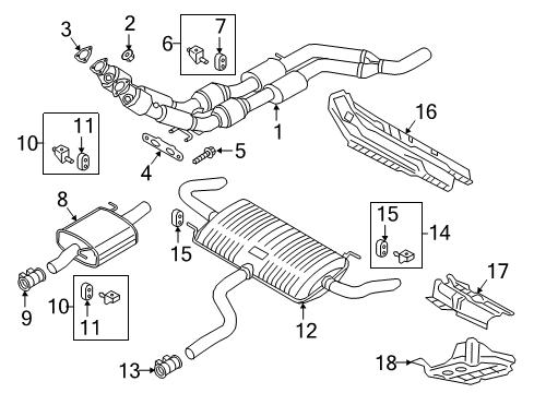 2021 Volkswagen Atlas Exhaust Components