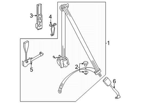 2024 Volkswagen GTI Front Seat Belts