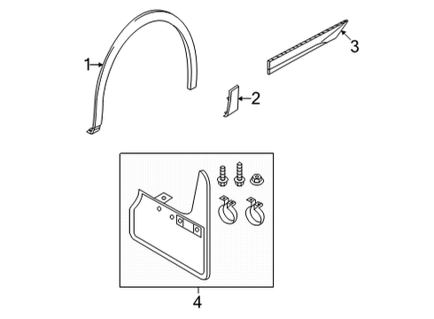 2023 Volkswagen ID.4 Exterior Trim - Fender