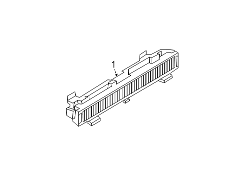 2014 Volkswagen Jetta High Mount Lamps Diagram 1