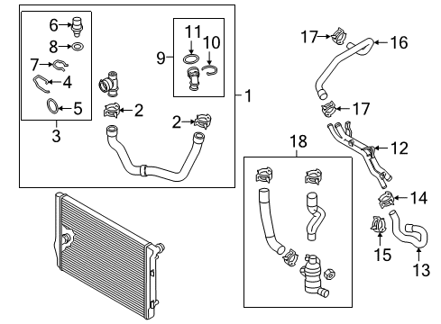 2016 Volkswagen Beetle Hoses, Lines & Pipes