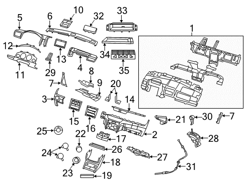 2012 Volkswagen Routan Instrument Panel