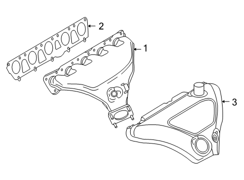 2012 Volkswagen Golf Exhaust Manifold