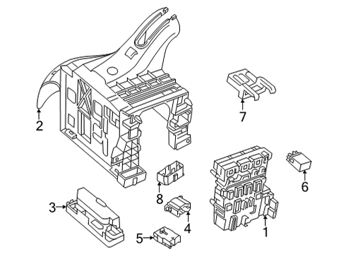 2024 Volkswagen GTI Fuse & Relay