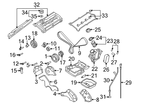 2005 Volkswagen Phaeton Air Filter Diagram for 3D0-129-620-C