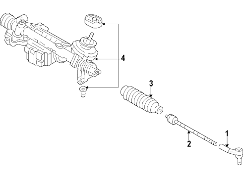 2016 Volkswagen Beetle Steering Column & Wheel, Steering Gear & Linkage