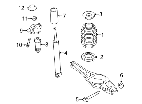 2021 Volkswagen GTI Shocks & Components - Rear