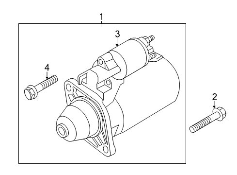 2015 Volkswagen Touareg Starter