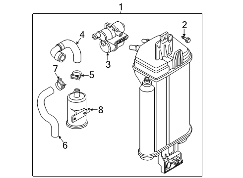 2021 Volkswagen Passat Emission Components
