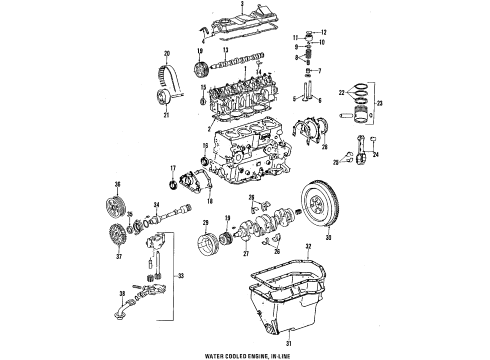 1984 Volkswagen Vanagon Rotor Diagram for 078-109-633-A