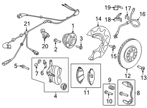 2024 Volkswagen GTI Front Brakes
