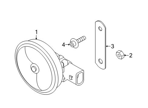 2020 Volkswagen Jetta Horn