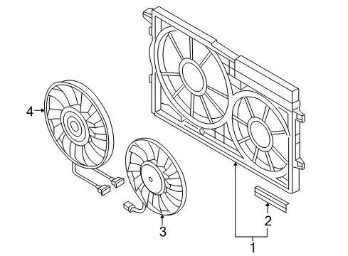 2016 Volkswagen Beetle Cooling System, Radiator, Water Pump, Cooling Fan