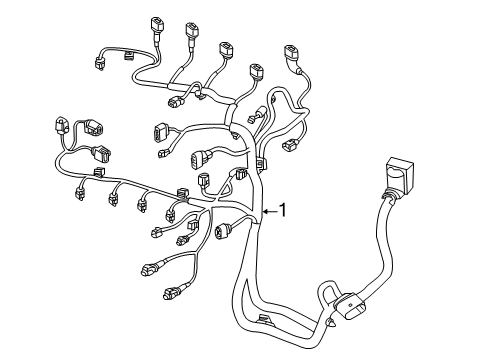 2022 Volkswagen Jetta Wiring Harness