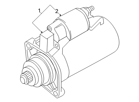 2013 Volkswagen Golf R Starter