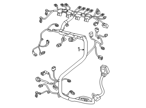 2021 Volkswagen GTI Wiring Harness