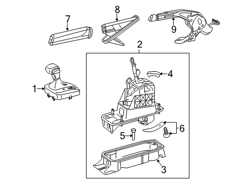 2013 Volkswagen Jetta Center Console
