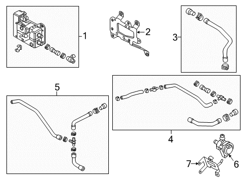 2019 Volkswagen e-Golf Heater Unit