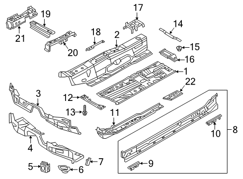 2021 Volkswagen GTI Floor
