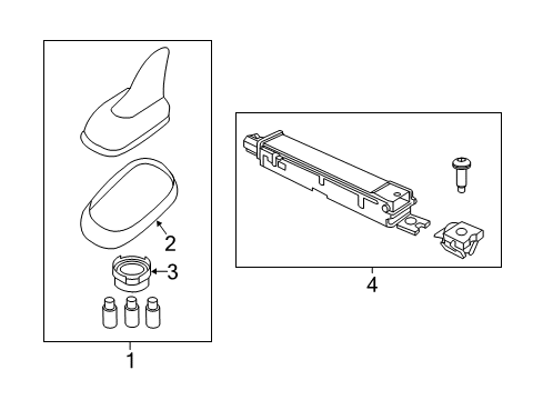 2013 Volkswagen Jetta Antenna & Radio