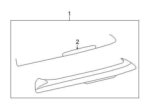 2013 Volkswagen Golf R Rear Spoiler