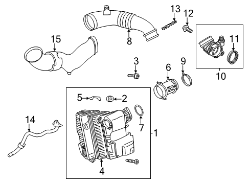 2015 Volkswagen Touareg Air Intake