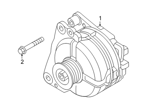 2024 Volkswagen Taos Alternator